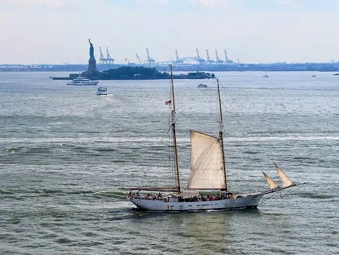 Tall Ship Sailing Cruise - Statue of Liberty