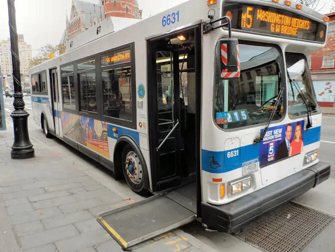 Facilities for Disabled People in NYC Bus