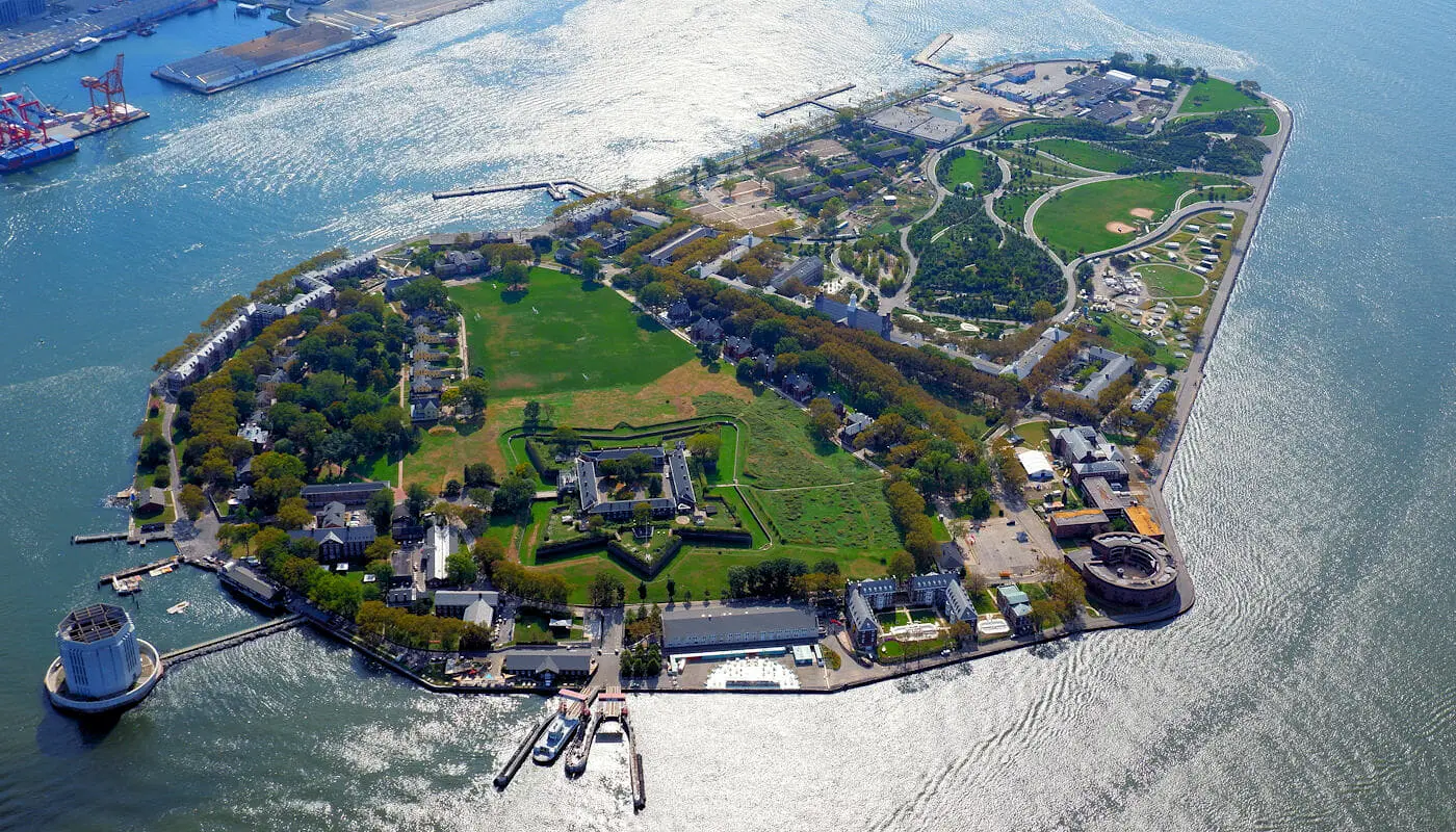 Things to do on Governors Island - Aerial view