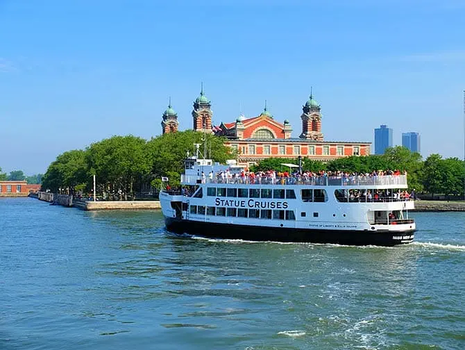 Ellis Island in New York - Ferry