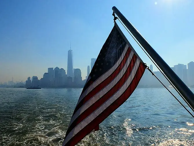 Ellis Island in New York - View