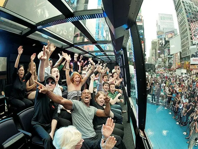 The Ride in New York - wave