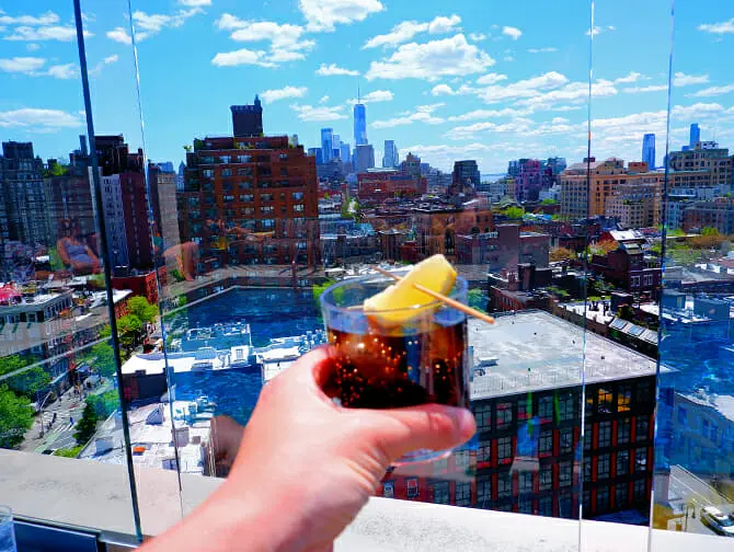 Rooftop Bars in New York - View from Gansevoort Hotel