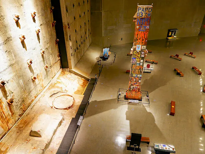 9/11 Museum in New York - interior