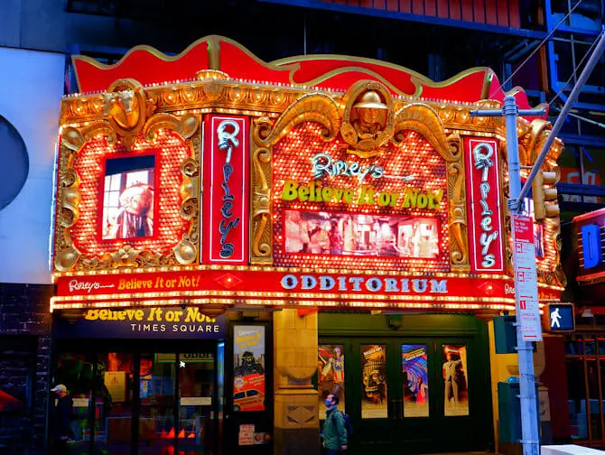 Ripley’s Believe It or Not! in New York - outside