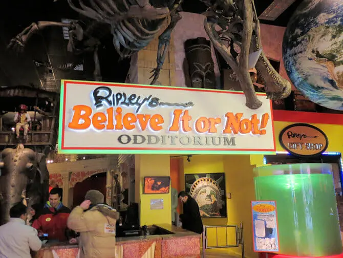 Ripleys believe it or not in new york