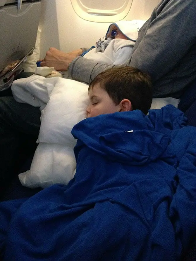 Travelling with kids to New York - Sleeping