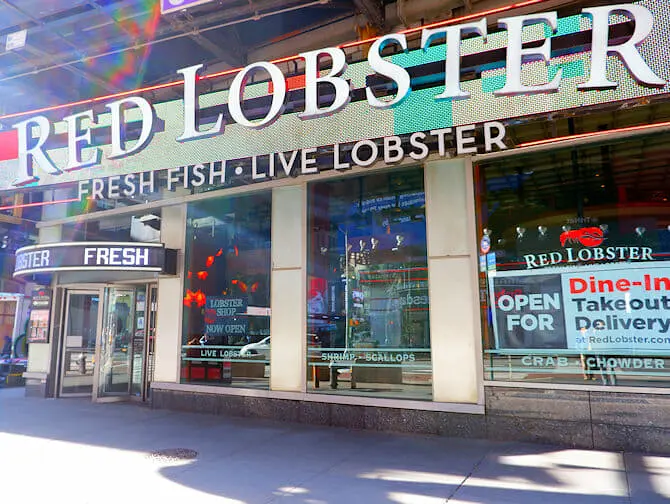 Dining with kids in NYC - Red Lobster