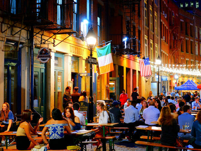 Stone Street Restaurants in New York NewYorkCity.ca