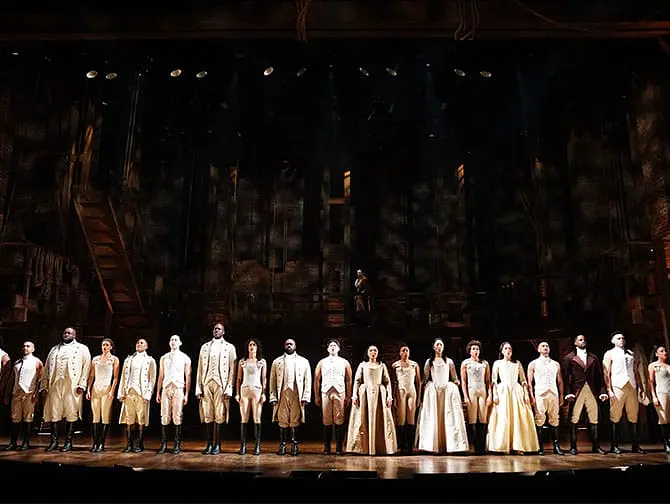 Hamilton on Broadway tickets - The cast