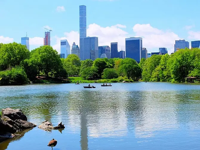 Rowing Boat Rental in Central Park - The Lake