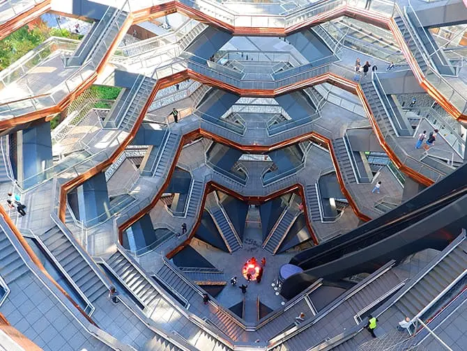 Hudson Yards Vessel in New York - Vessel structure