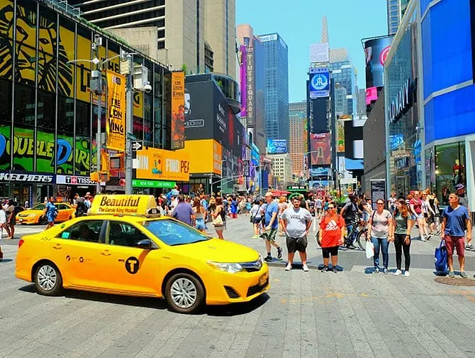 Superheroes Tour in New York - Times Square