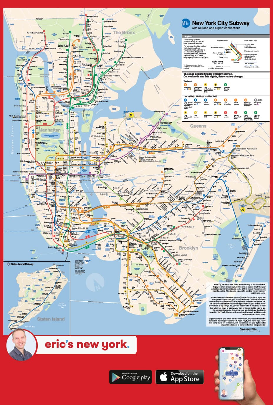 Download MTA New York Subway and Bus Maps 2024 NewYorkCity.ca