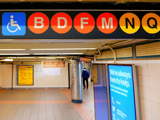 Facilities for Disabled People in New York Subway
