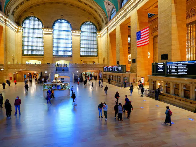 Metro North Railroad in New York Grand Central in New York