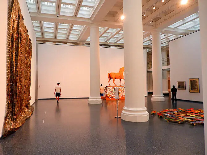 Brooklyn Museum in New York Inside the museum