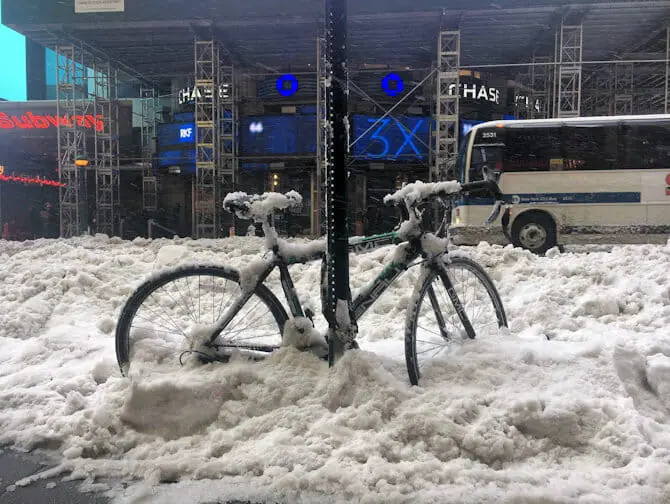 Snow in New York Transportation