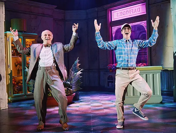 Little Shop of Horrors on Broadway - Seymour and Mr Mushnik