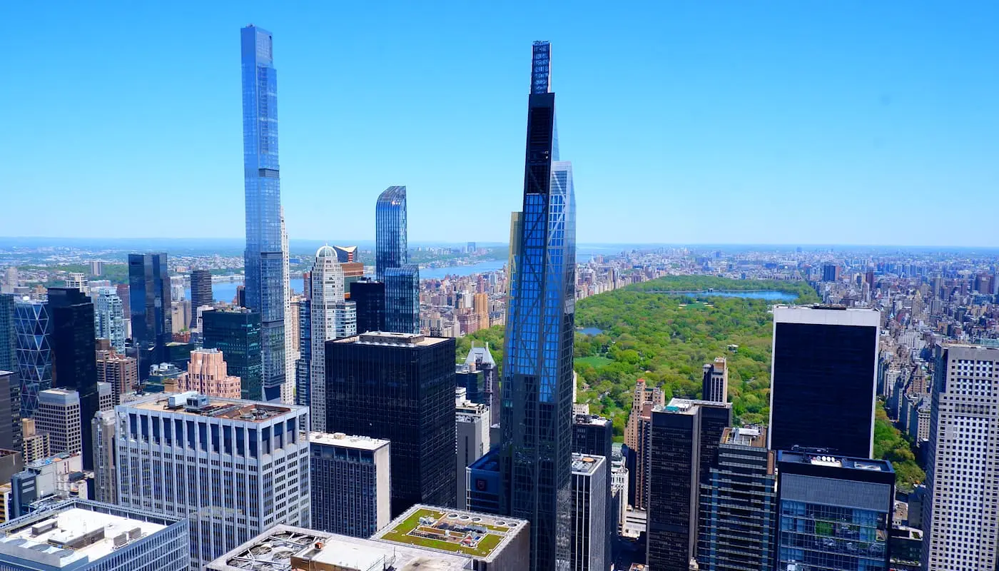 Best observation deck in New York - Top of the Rock