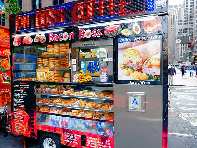 Breakfast in New York - Street food