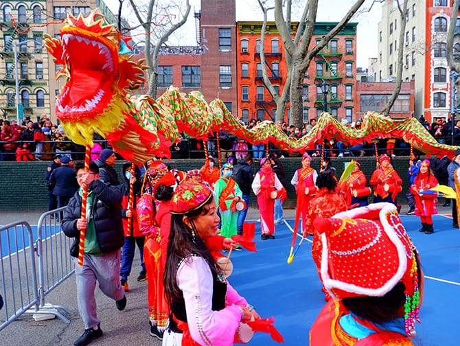 Lunar New Year in New York - Lion Dance