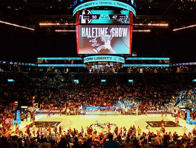 Barclays Center in Brooklyn - New York Liberty