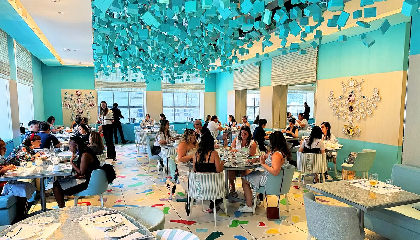High Tea in New York - Tiffanys