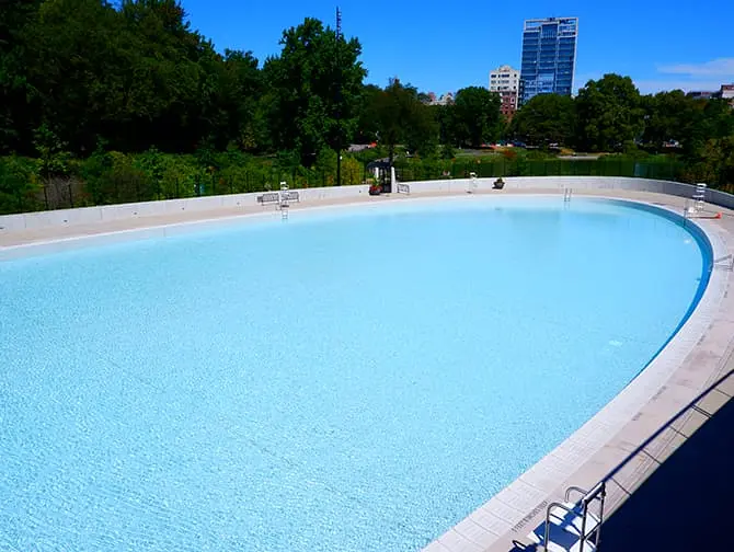 Swimming in New York -Gottesman Pool in Central Park