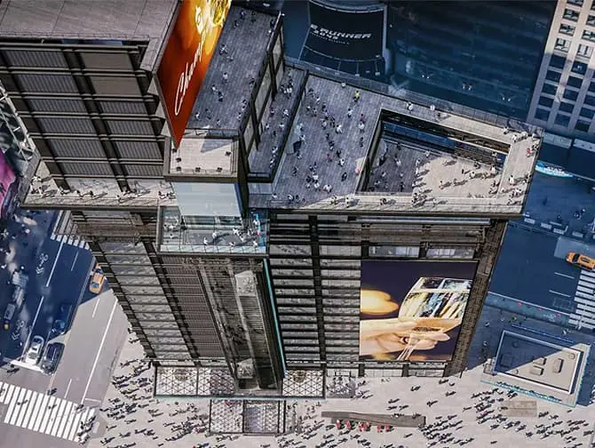 Things to do and see in Times Square - One Times Square Skywalk