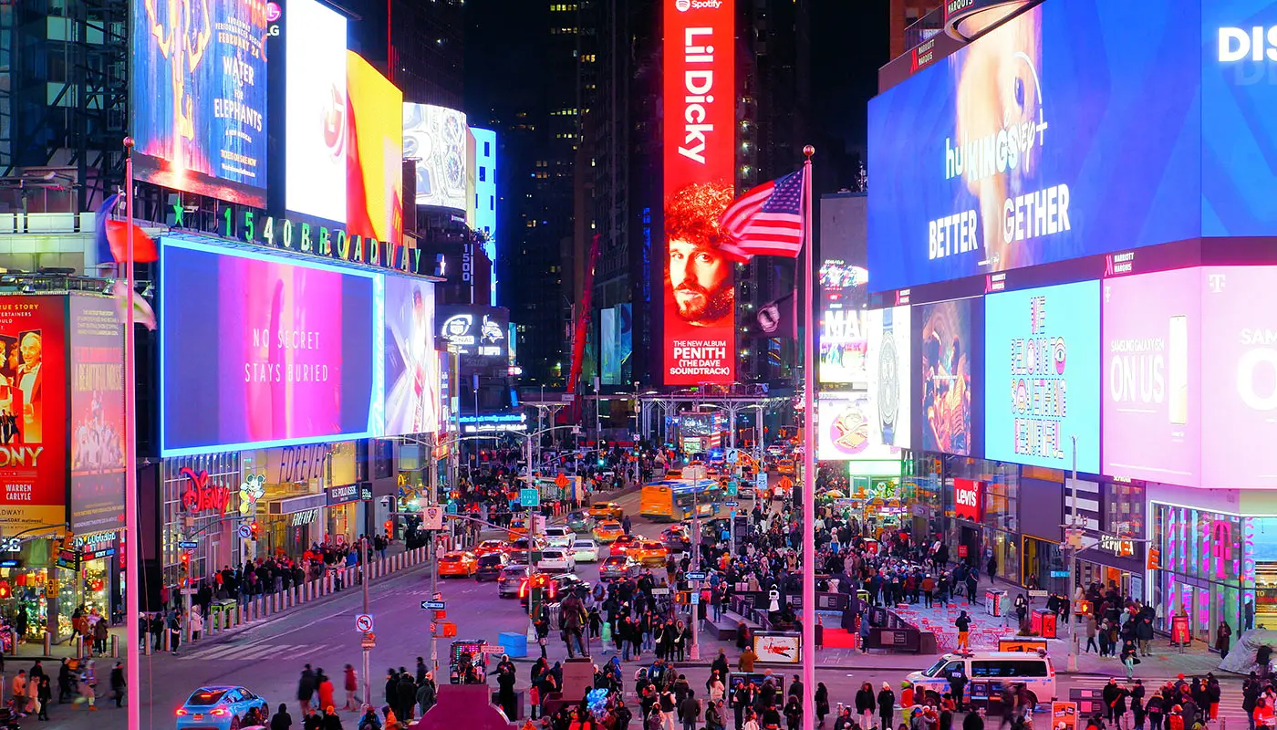 New York 4 day Itinerary - Explore Times Square on your first evening in New York