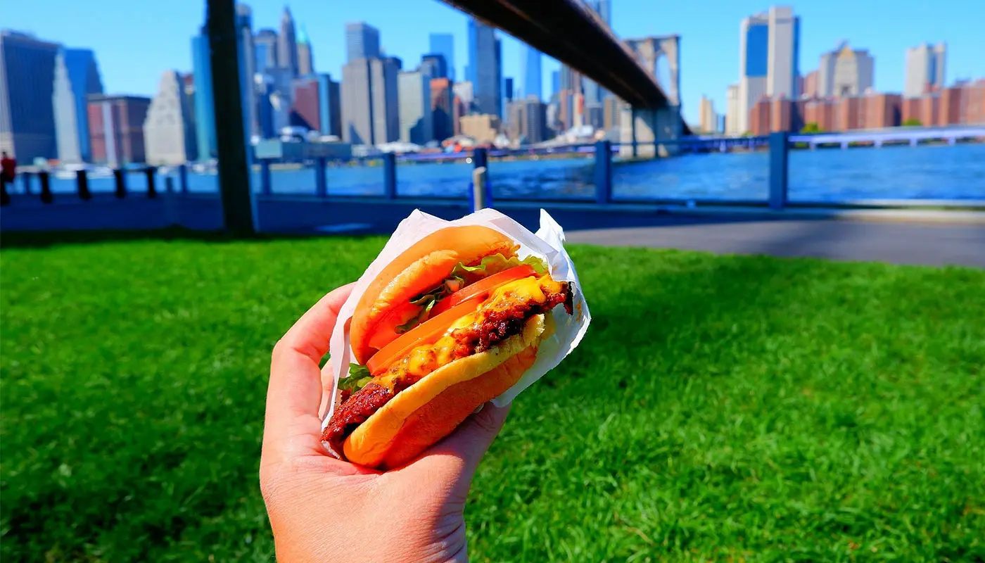 Shake Shack in New York - A Burger from Shake Shack