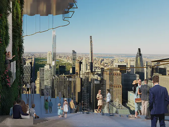 The Torch in New York - Observation Deck