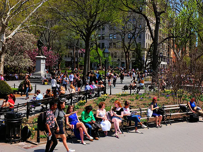 Washington Square Park in New York - Heart of New York University